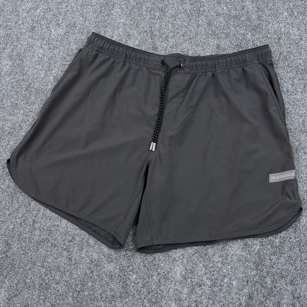 Legends Luka Shorts 7" Mens XXL Gray Athletic Training Performance Distressed